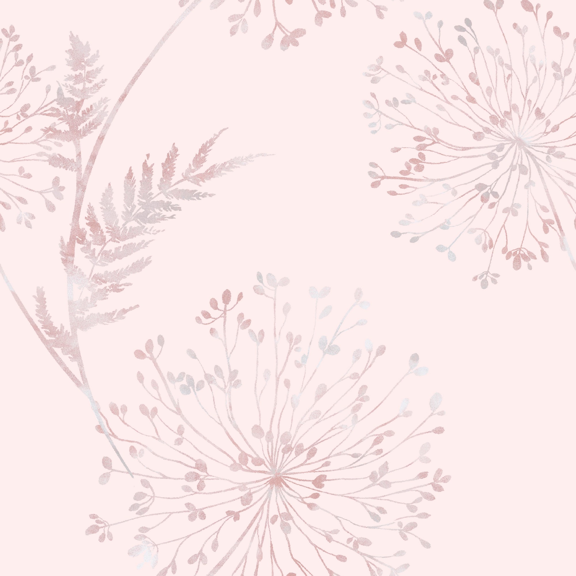 Pink deals floral wallpaper